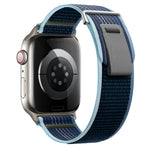 Dual-Section Loop Nylon Watch Band, For Apple Watch SE 40mm, For Apple Watch SE 44mm