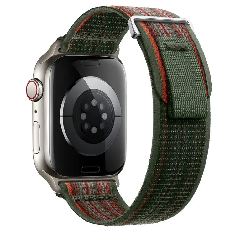 Dual-Section Loop Nylon Watch Band, For Apple Watch Series 6 40mm, For Apple Watch Series 6 44mm