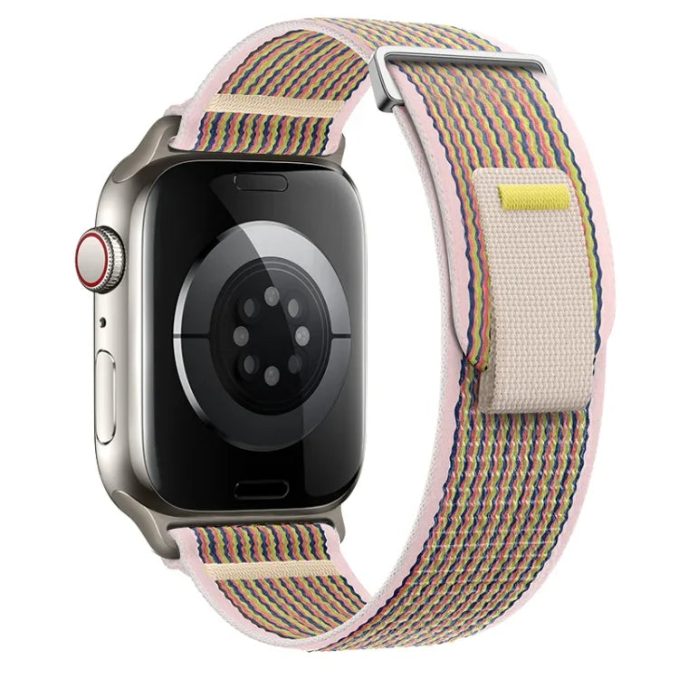 Dual-Section Loop Nylon Watch Band, For Apple Watch Series 6 40mm, For Apple Watch Series 6 44mm