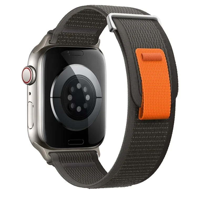 Dual-Section Loop Nylon Watch Band, For Apple Watch Series 4 44mm, For Apple Watch Series 4 40mm