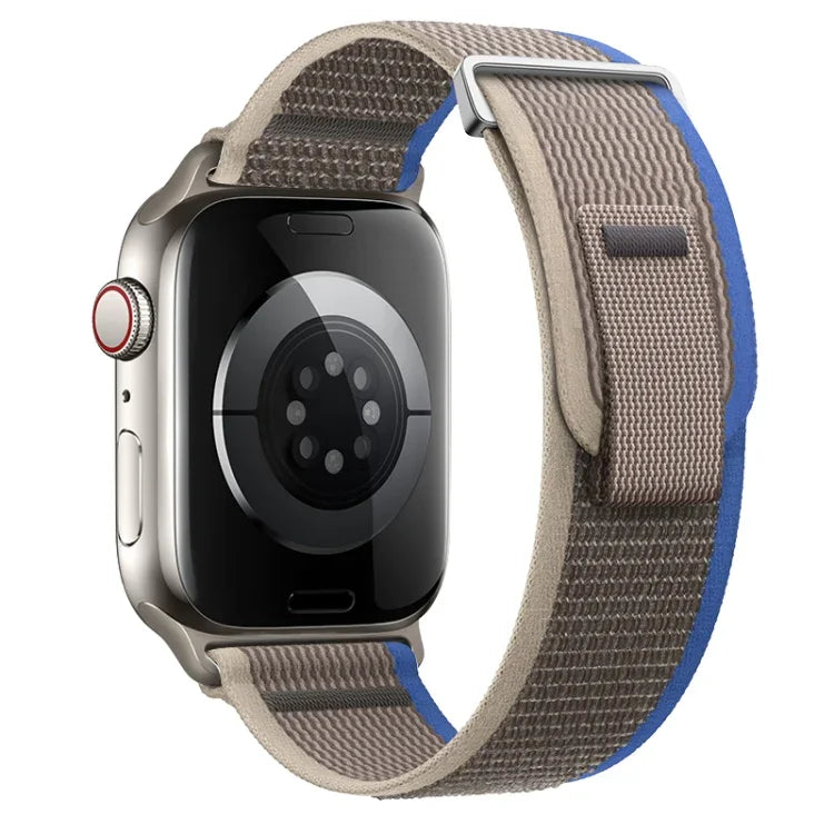 Dual-Section Loop Nylon Watch Band, For Apple Watch Series 4 44mm, For Apple Watch Series 4 40mm