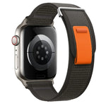 Dual-Section Loop Nylon Watch Band, For Apple Watch Series 4 44mm, For Apple Watch Series 4 40mm