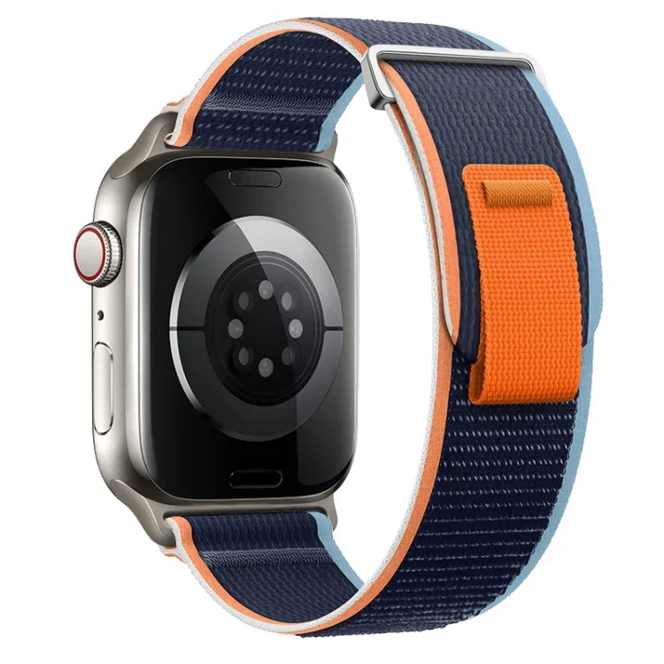 Dual-Section Loop Nylon Watch Band, For Apple Watch Series 4 44mm, For Apple Watch Series 4 40mm