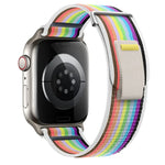 Dual-Section Loop Nylon Watch Band, For Apple Watch Series 4 44mm, For Apple Watch Series 4 40mm