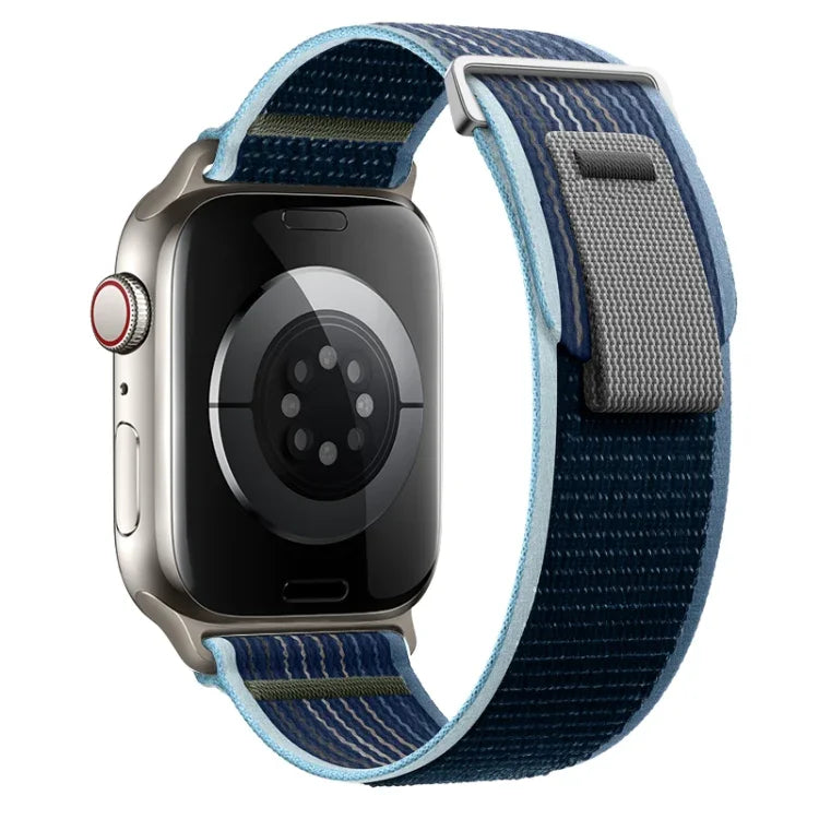 Dual-Section Loop Nylon Watch Band, For Apple Watch Series 4 44mm, For Apple Watch Series 4 40mm