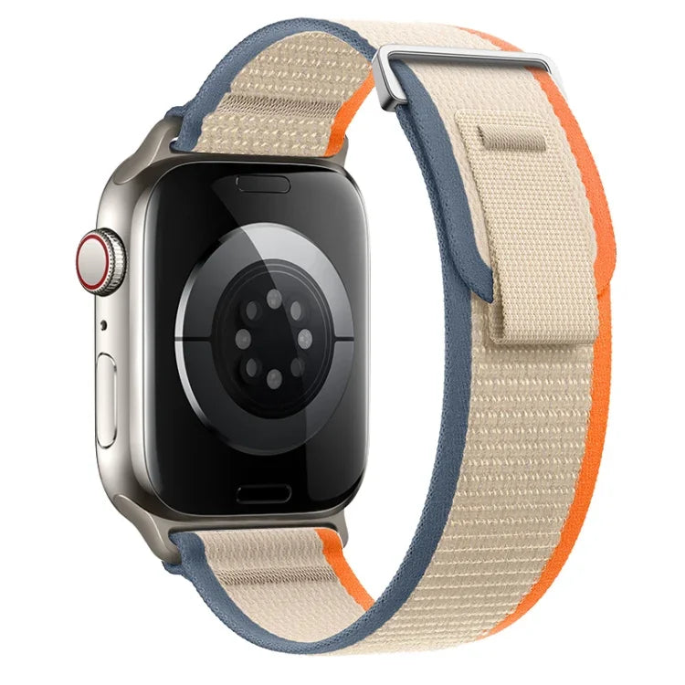 Dual-Section Loop Nylon Watch Band, For Apple Watch Series 4 44mm, For Apple Watch Series 4 40mm