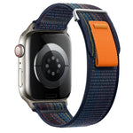 Dual-Section Loop Nylon Watch Band, For Apple Watch Series 4 44mm, For Apple Watch Series 4 40mm