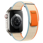 Dual-Section Loop Nylon Watch Band, For Apple Watch Series 4 44mm, For Apple Watch Series 4 40mm