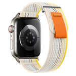 Dual-Section Loop Nylon Watch Band, For Apple Watch Series 4 44mm, For Apple Watch Series 4 40mm
