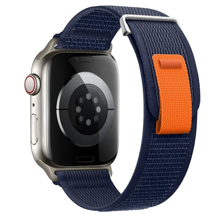 Dual-Section Loop Nylon Watch Band, For Apple Watch Series 4 44mm, For Apple Watch Series 4 40mm