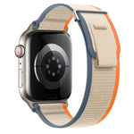 Dual-Section Loop Nylon Watch Band, For Apple Watch Series 4 44mm, For Apple Watch Series 4 40mm