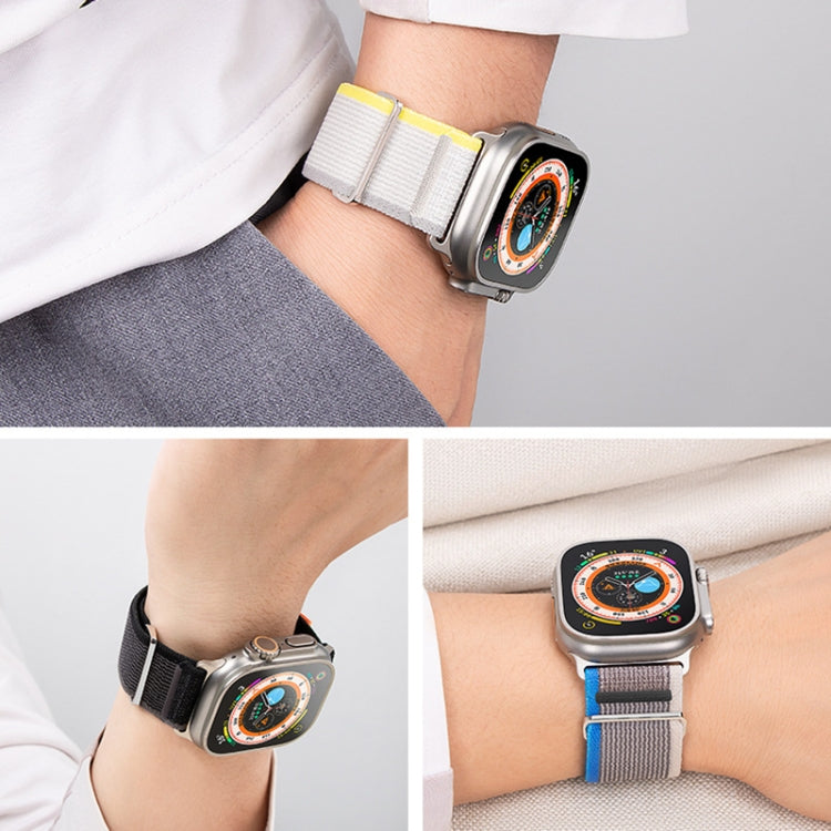 Dual-Section Loop Nylon Watch Band, For Apple Watch SE 2022 40mm, For Apple Watch SE 2022 44mm