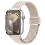 Slim Magnetic Buckle Nylon Braided Watch Band, For Apple Watch Series 9 41mm, For Apple Watch Ultra 49mm