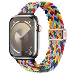 Slim Magnetic Buckle Nylon Braided Watch Band, For Apple Watch Series 8 41mm, For Apple Watch Series 8 45mm