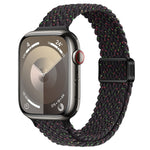 Slim Magnetic Buckle Nylon Braided Watch Band, For Apple Watch Series 8 41mm, For Apple Watch Series 8 45mm