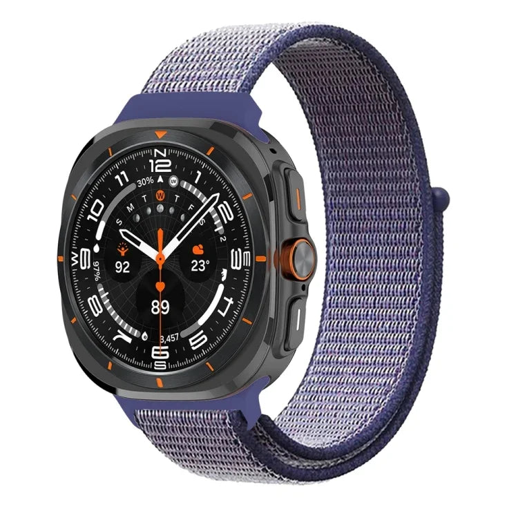 Plastic Connector Nylon Loop Watch Band, For Samsung Galaxy Watch Ultra 47mm / Ultra 2025