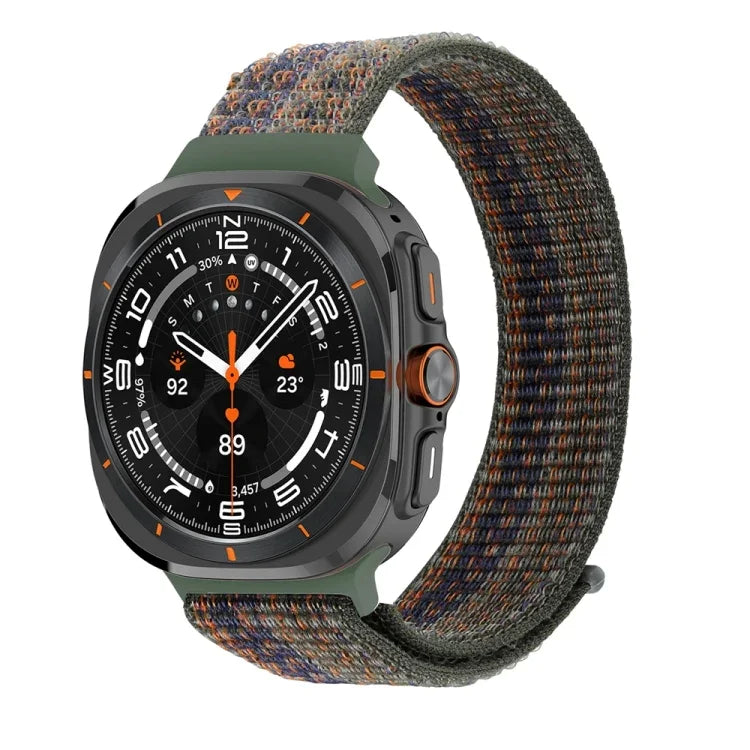 Plastic Connector Nylon Loop Watch Band, For Samsung Galaxy Watch Ultra 47mm / Ultra 2025
