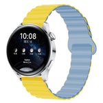 Two Color Magnetic Silicone Watch Band, 20mm
