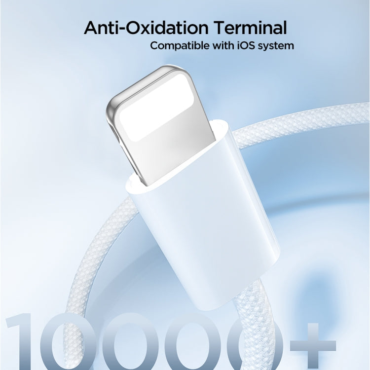 JOYROOM S-A45 30W USB-C / Type-C to 8 Pin Fast Charge Data Cable, Length: 1m, Type-C to 8 Pin