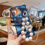 TPU + PC + Glitter Sequins Full Coverage Phone Case with Bracelet, For iPhone XR, For iPhone XS Max, For iPhone 6 Plus / 7 Plus / 8 Plus