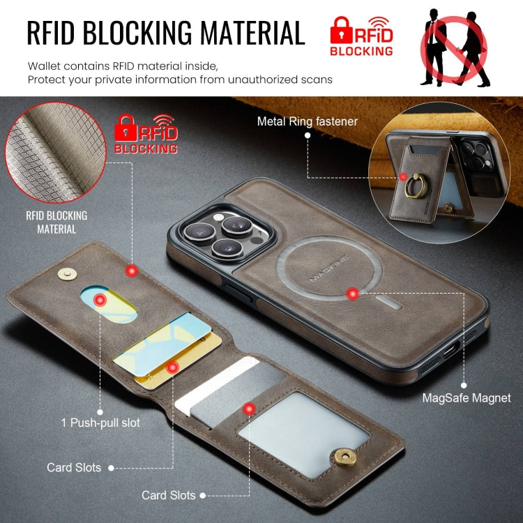 MAGKING K1 MagSafe Detachable Wallet RFID Back Cover Phone Case, For iPhone 13 Pro, For iPhone 13, For iPhone 12, For iPhone 12 Pro Max, For iPhone 12 Pro