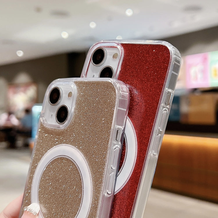 Acrylic Transparent Glitter MagSafe Phone Case, For iPhone XS Max, For iPhone 8 Plus / 7 Plus