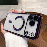 Electroplating MagSafe Phone Case, For iPhone 17e / 16e, For iPhone 17 Pro Max, For iPhone 17 Pro, For iPhone 17, For iPhone Air, For iPhone 16 Pro Max