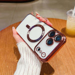 Electroplating MagSafe Phone Case, For iPhone 18, For iPhone 18 Pro, For iPhone 18 Pro Max, For iPhone 17e / 16e