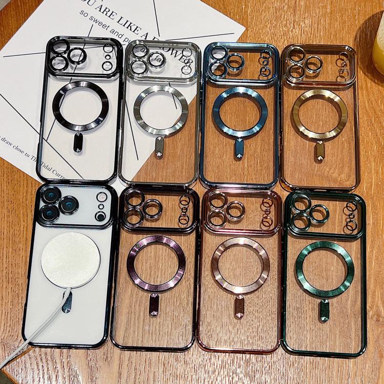 Electroplating MagSafe Phone Case, For iPhone 15 Pro Max, For iPhone 15 Pro, For iPhone 15 Plus, For iPhone 15