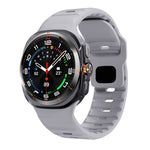 Wave Texture Reverse Buckle Silicone Watch Band, For Samsung Galaxy Watch Ultra 47mm / Ultra 2025