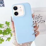 PC Hybrid Liquid Silicone Jelly Phone Case, For iPhone 11, For iPhone 11 Pro