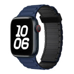 Tri-beads Magnetic Hoop Silicone Watch Band, For Apple Watch Series 8 41mm