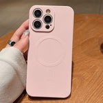 Solid Color Liquid Silicone MagSafe Magnetic Phone Case, For iPhone 13 Pro, For iPhone 13, For iPhone 12