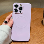 Solid Color Liquid Silicone MagSafe Magnetic Phone Case, For iPhone 13 Pro, For iPhone 13, For iPhone 12