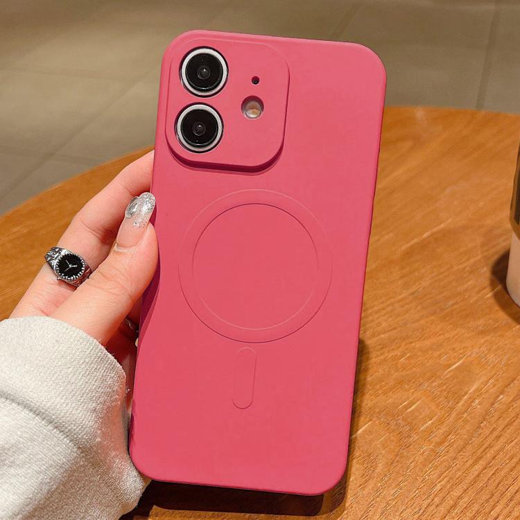 Solid Color Liquid Silicone MagSafe Magnetic Phone Case, For iPhone 13 Pro, For iPhone 13, For iPhone 12