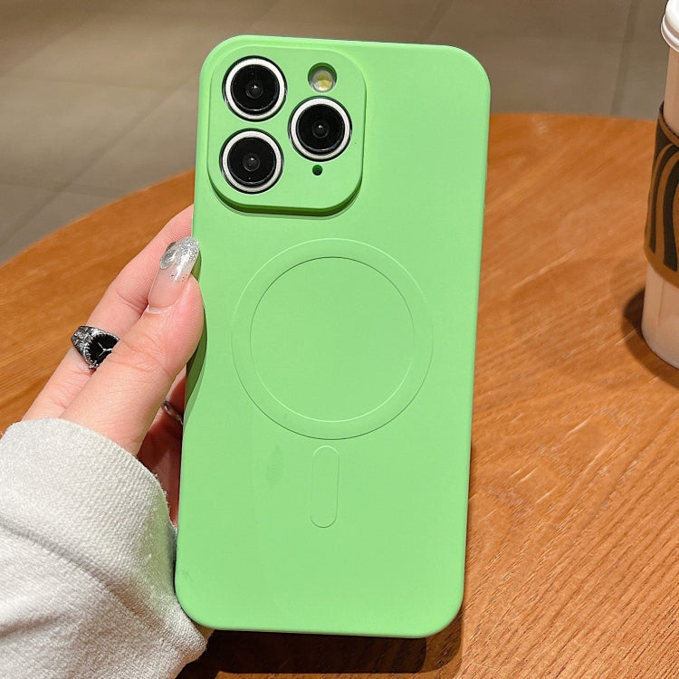 Solid Color Liquid Silicone MagSafe Magnetic Phone Case, For iPhone 12 Pro Max, For iPhone 12 Pro, For iPhone 11 Pro Max