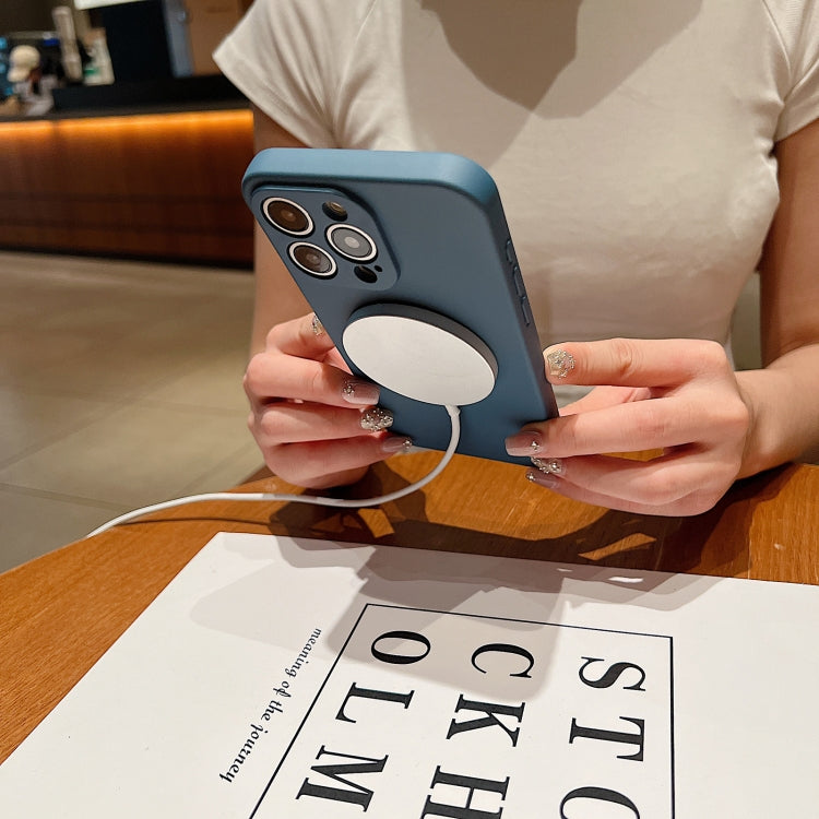 Solid Color Liquid Silicone MagSafe Magnetic Phone Case, For iPhone 17e / 16e, For iPhone 17 Pro Max, For iPhone 17 Pro