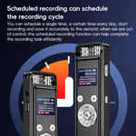 ZD43B Omnidirectional Dual Mic Smart Noise Reduction Voice Recorder, 32GB, 64GB