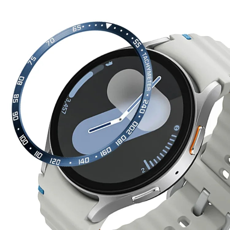 Style E Smart Watch Dial Stainless Steel Bezel Ring Cover, For Samsung Galaxy Watch Ultra 47mm, For Samsung Galaxy Watch 7 44mm, For Samsung Galaxy Watch 7 40mm