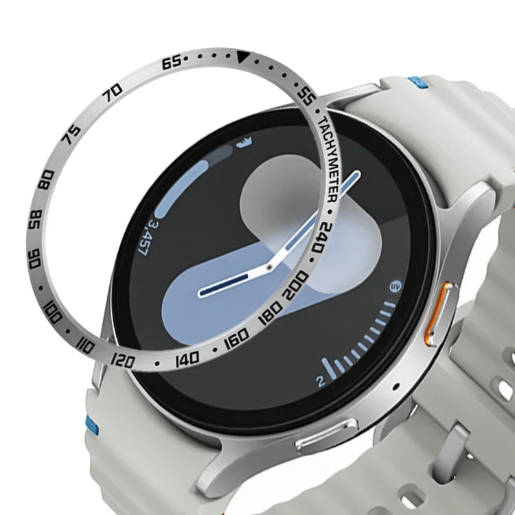 Style E Smart Watch Dial Stainless Steel Bezel Ring Cover, For Samsung Galaxy Watch Ultra 47mm, For Samsung Galaxy Watch 7 44mm, For Samsung Galaxy Watch 7 40mm