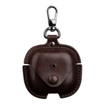 Business Leather Earphone Protective Case with Hook, For AirPods 5 / 4, For AirPods Pro 3
