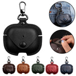 Business Leather Earphone Protective Case with Hook, For AirPods 5 / 4, For AirPods Pro 3