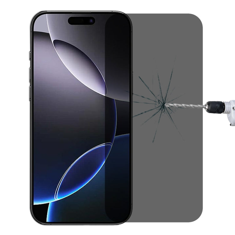 High Transparency Full Cover Anti-spy Tempered Glass Film, For iPhone 17 Pro Max, For iPhone 17 Pro, For iPhone 17, For iPhone Air, For iPhone 16 Pro Max, For iPhone 16 Pro, For iPhone 16 Plus, For iPhone 16