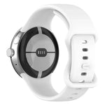 Butterfly Buckle Solid Color Silicone Watch Band, For Google Pixel Watch 4 / Watch 3 45mm, For Google Pixel Watch 4 / 3 / 2 / 1 41mm
