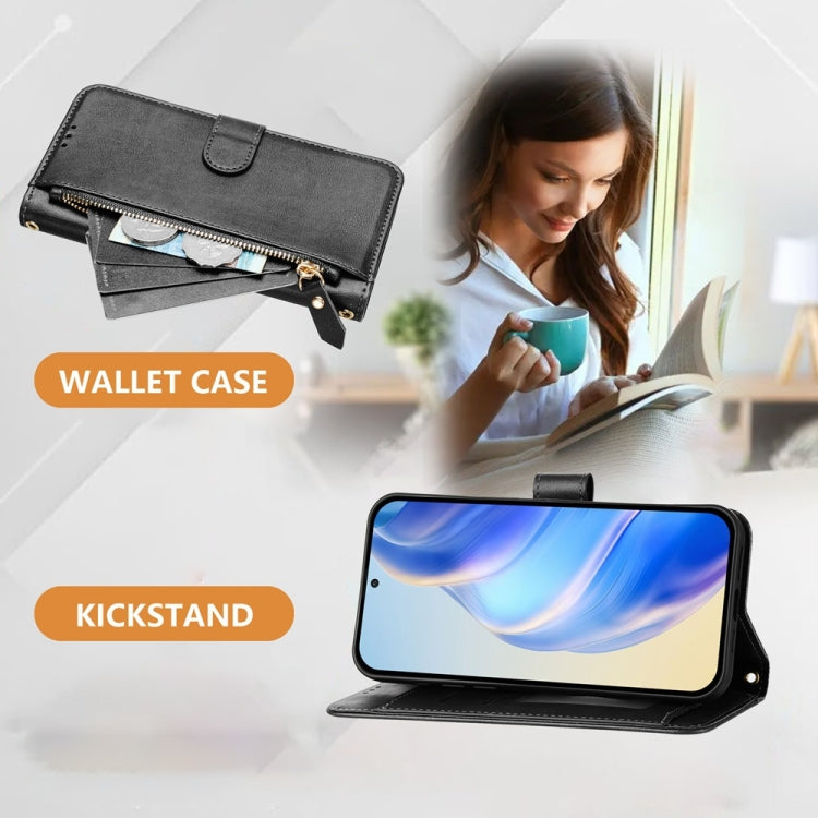 Multi-Card Slots Zipper Wallet Leather Phone Case, For iPhone 16, For iPhone 15 Pro Max, For iPhone 15 Pro, For iPhone 15 Plus, For iPhone 15, For iPhone 14 Plus, For iPhone 14 / 13, For iPhone 14 Pro