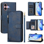 Multi-Card Slots Zipper Wallet Leather Phone Case, For iPhone 16, For iPhone 15 Pro Max, For iPhone 15 Pro, For iPhone 15 Plus, For iPhone 15, For iPhone 14 Plus, For iPhone 14 / 13, For iPhone 14 Pro