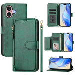 Multi-Card Slots Zipper Wallet Leather Phone Case, For iPhone 16, For iPhone 15 Pro Max, For iPhone 15 Pro, For iPhone 15 Plus, For iPhone 15, For iPhone 14 Plus, For iPhone 14 / 13, For iPhone 14 Pro