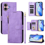 Multi-Card Slots Zipper Wallet Leather Phone Case, For iPhone 16, For iPhone 15 Pro Max, For iPhone 15 Pro, For iPhone 15 Plus, For iPhone 15, For iPhone 14 Plus, For iPhone 14 / 13, For iPhone 14 Pro