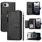 Multi-Card Slots Zipper Wallet Leather Phone Case, For iPhone 17e / 16e, For iPhone 17 Pro Max, For iPhone 17 Pro, For iPhone 17, For iPhone Air, For iPhone 16 Pro Max, For iPhone 16 Pro, For iPhone 16 Plus