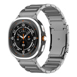 Three Beads Tortoise Buckle Titanium Steel Watch Band, For Samsung Galaxy Watch Ultra / Ultra 2025, For Samsung Galaxy Watch8 / Watch8 Classic